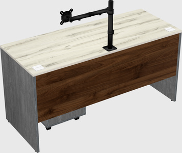 Rectangular desk