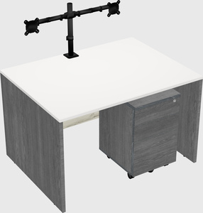 Rectangular desk