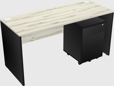 Rectangular desk