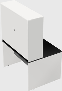 Rectangular desk