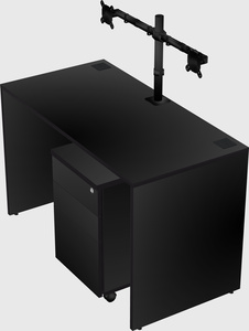 Rectangular desk