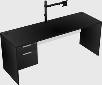 Rectangular desk