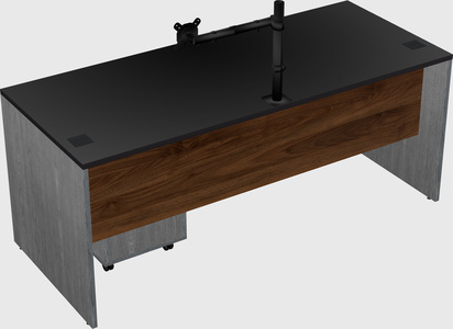 Rectangular desk