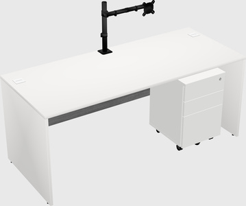 Rectangular desk