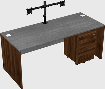 Rectangular desk
