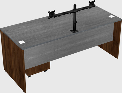 Rectangular desk