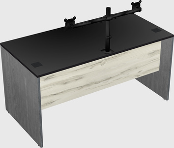 Rectangular desk