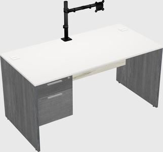 Rectangular desk