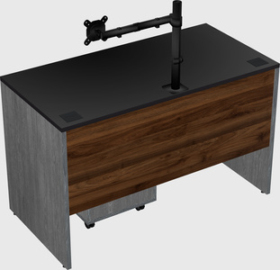 Rectangular desk
