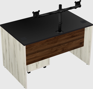 Rectangular desk