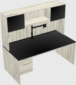 Rectangular desk