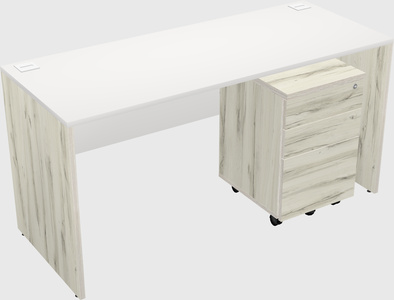 Rectangular desk