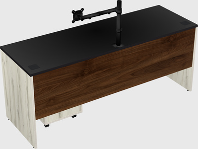 Rectangular desk