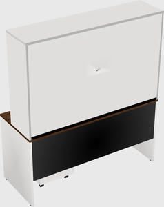 Rectangular desk