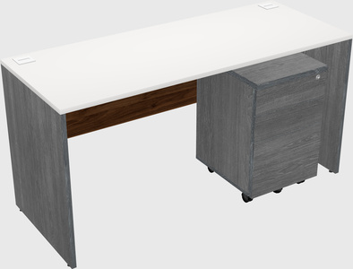 Rectangular desk