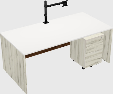 Rectangular desk