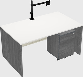 Rectangular desk