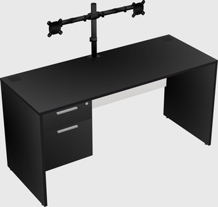 Rectangular desk