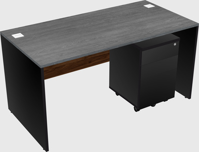 Rectangular desk