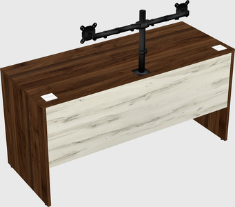 Rectangular desk