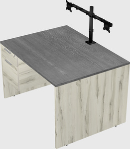 Rectangular desk