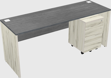 Rectangular desk