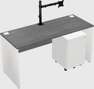 Rectangular desk