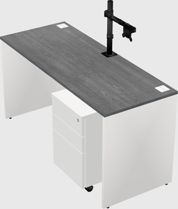 Rectangular desk
