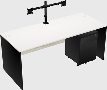 Rectangular desk