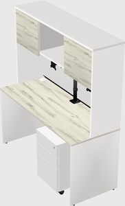 Rectangular desk