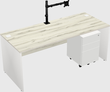 Rectangular desk