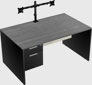 Rectangular desk