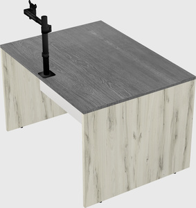 Rectangular desk