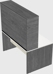 Rectangular desk