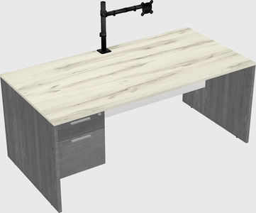 Rectangular desk
