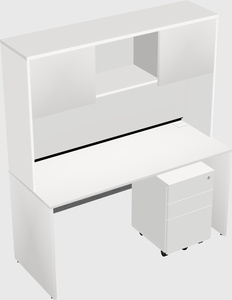 Rectangular desk