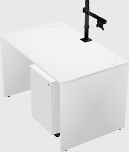 Rectangular desk
