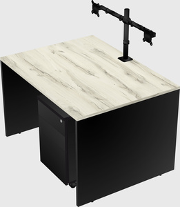 Rectangular desk
