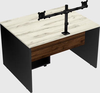 Rectangular desk