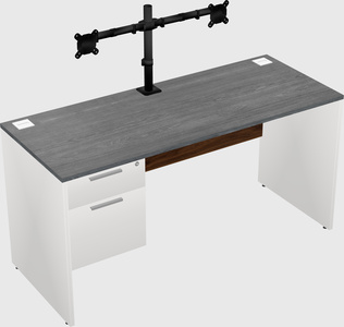 Rectangular desk