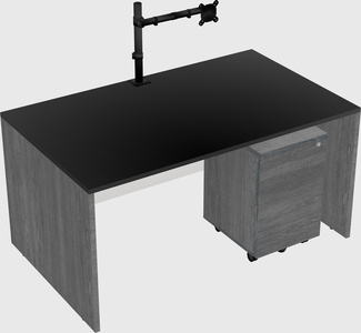 Rectangular desk