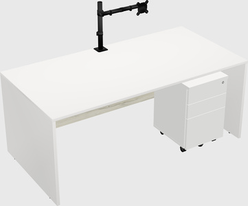 Rectangular desk