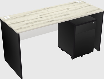 Rectangular desk