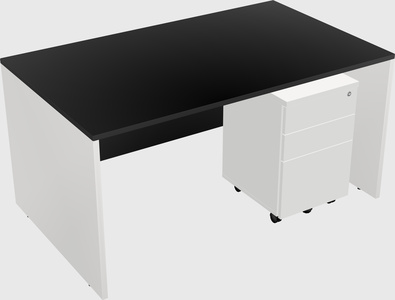 Rectangular desk