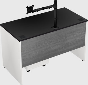 Rectangular desk