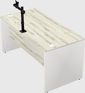 Rectangular desk