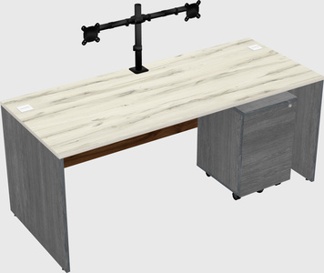 Rectangular desk