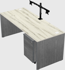 Rectangular desk
