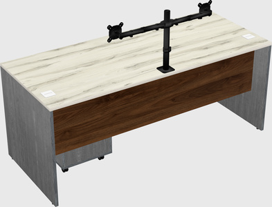 Rectangular desk