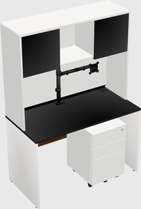 Rectangular desk